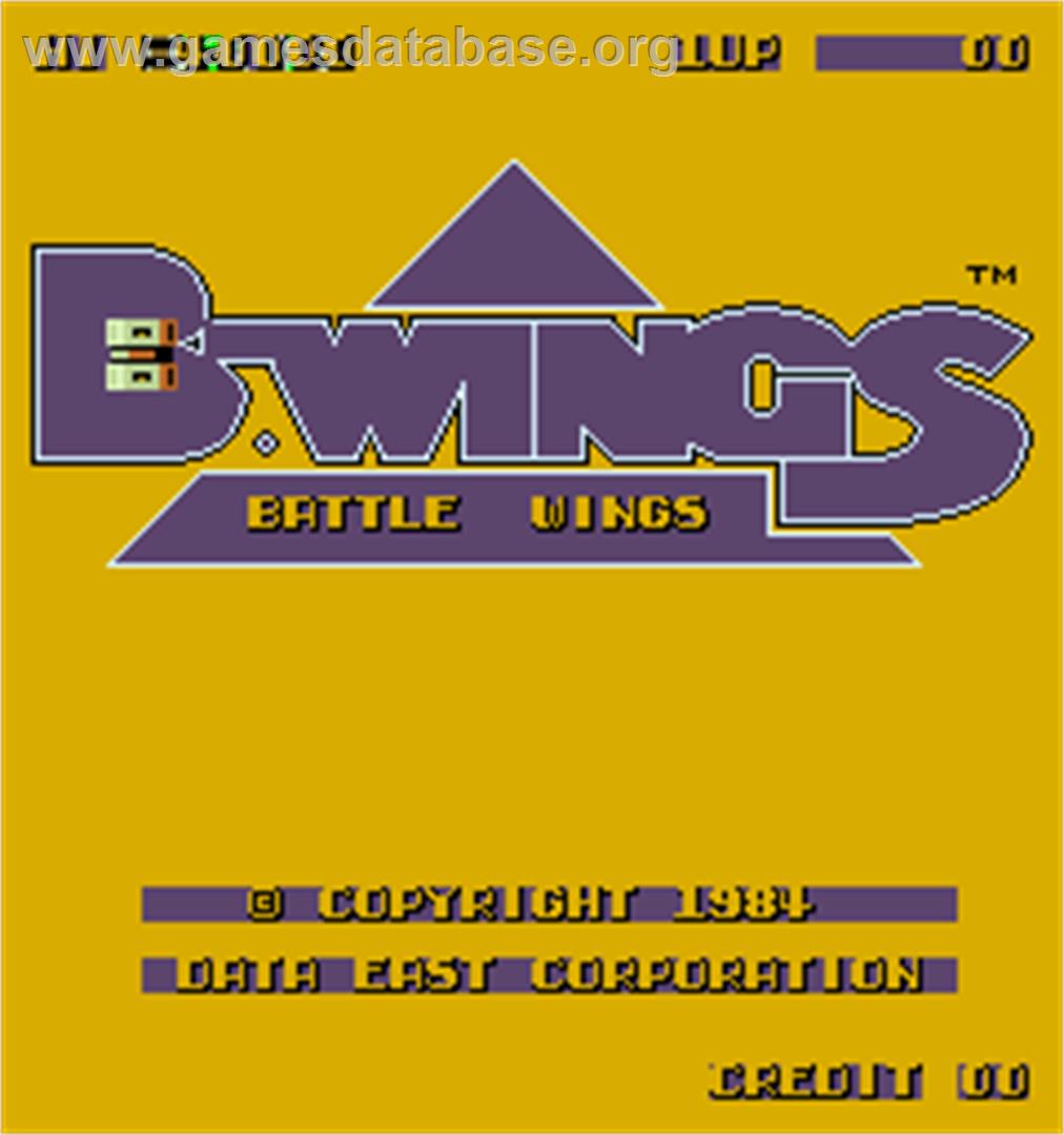 B-Wings - Arcade - Artwork - Title Screen