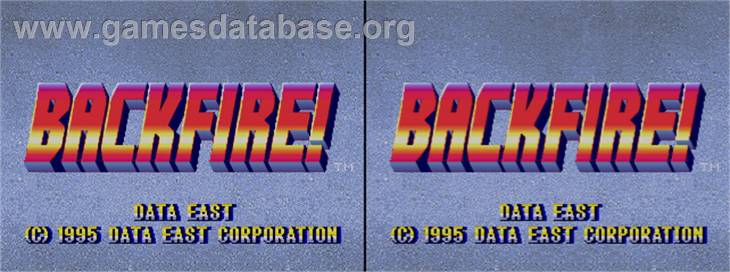 Backfire! - Arcade - Artwork - Title Screen