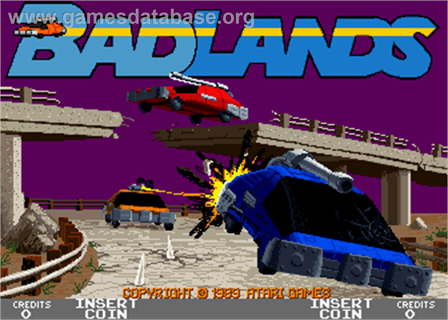 Bad Lands - Arcade - Artwork - Title Screen