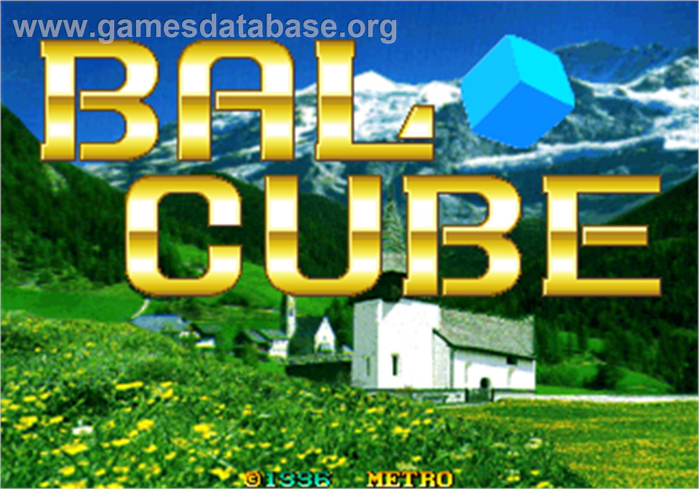 Bal Cube - Arcade - Artwork - Title Screen
