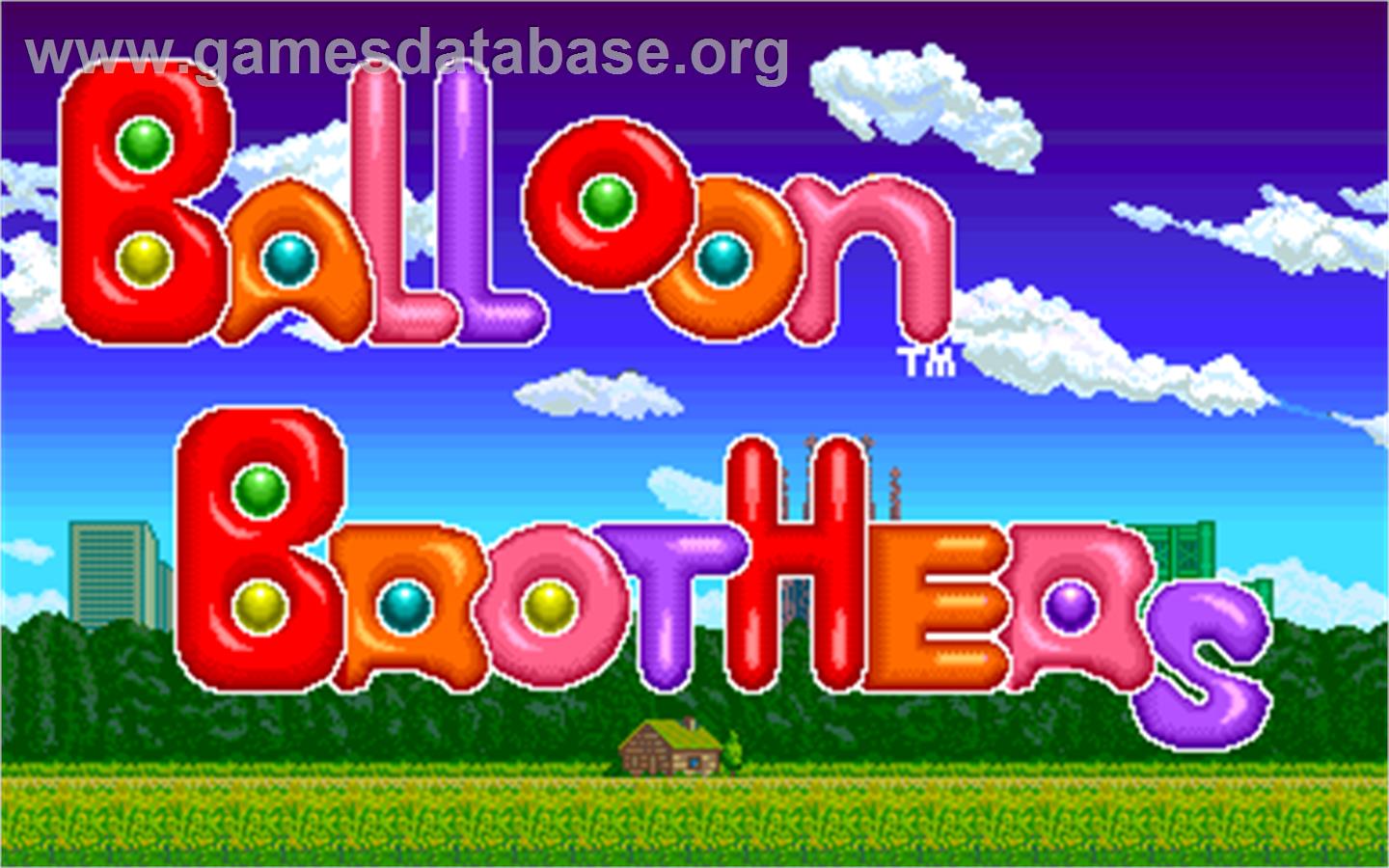 Balloon Brothers - Arcade - Artwork - Title Screen
