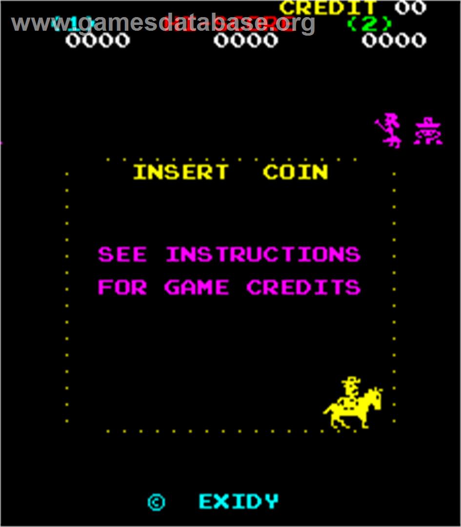 Bandido - Arcade - Artwork - Title Screen