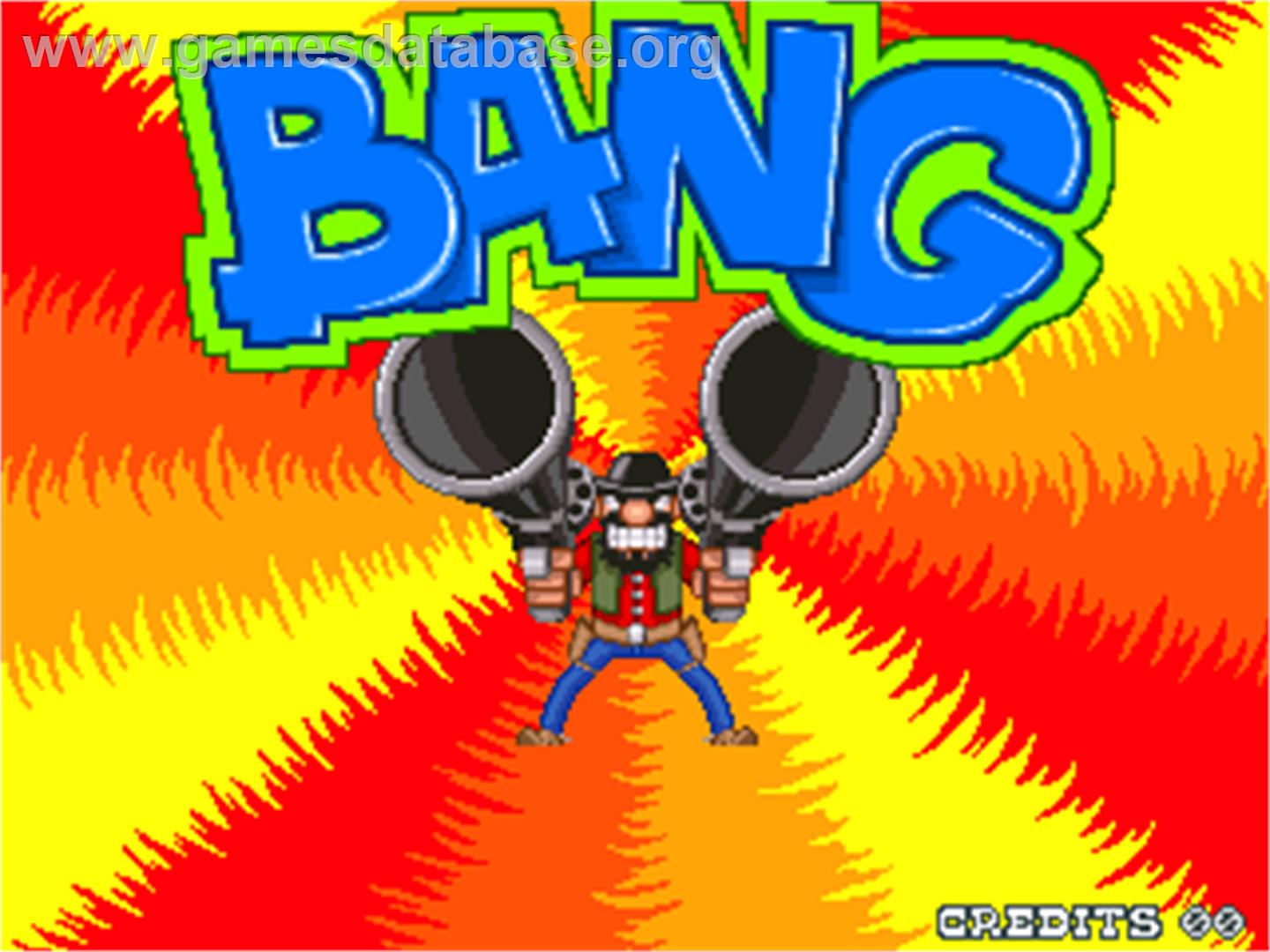 Bang! - Arcade - Artwork - Title Screen
