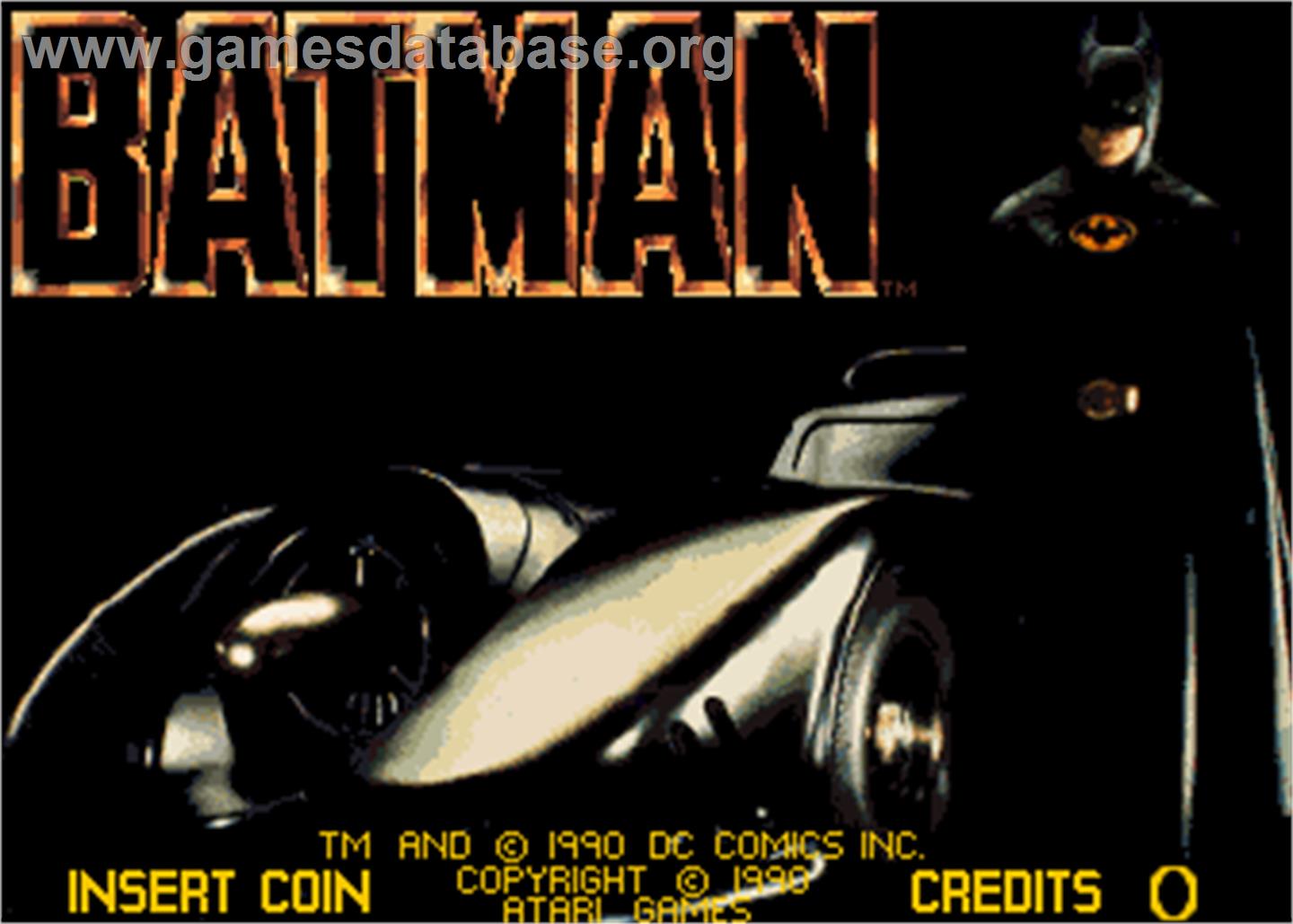 Batman - Arcade - Artwork - Title Screen