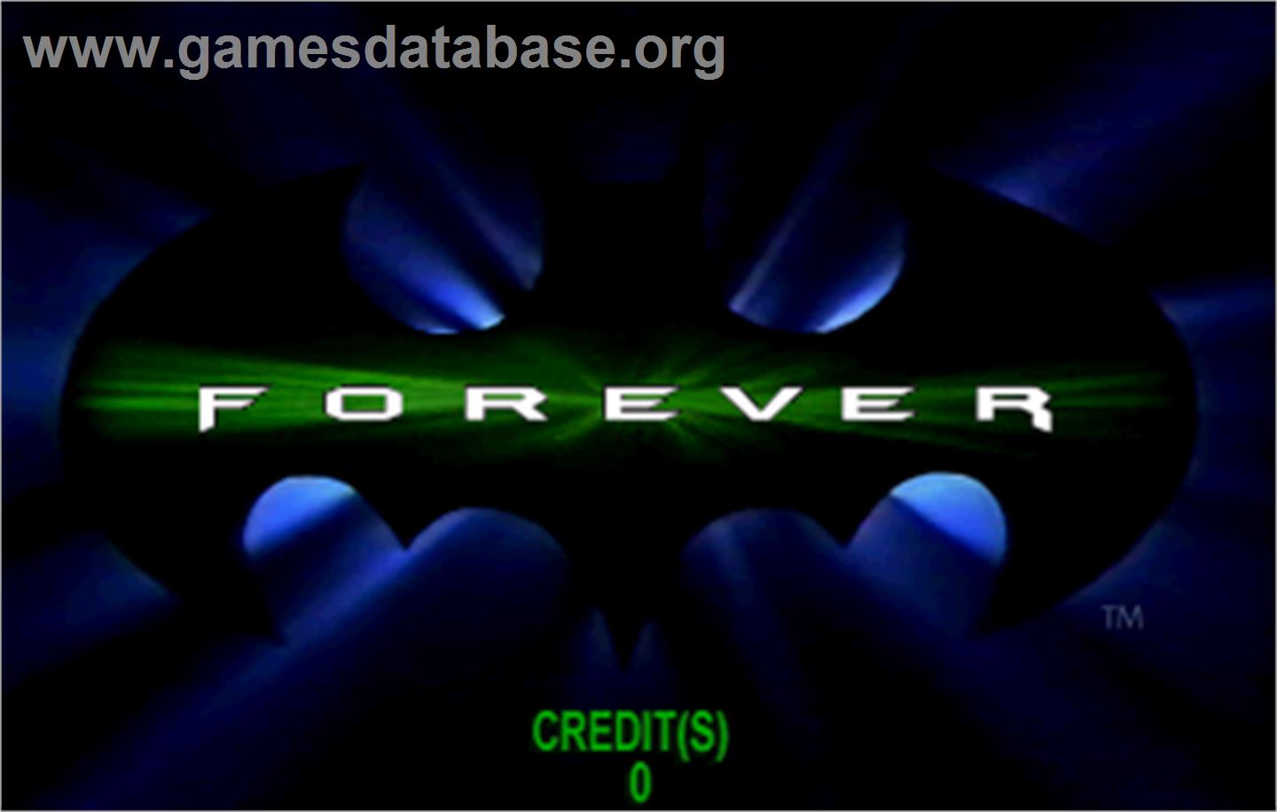 Batman Forever - Arcade - Artwork - Title Screen