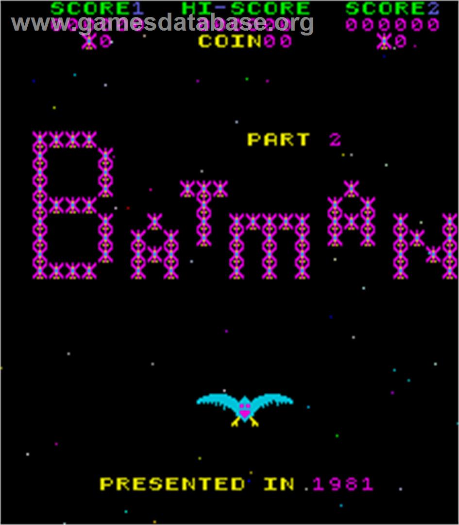 Batman Part 2 - Arcade - Artwork - Title Screen