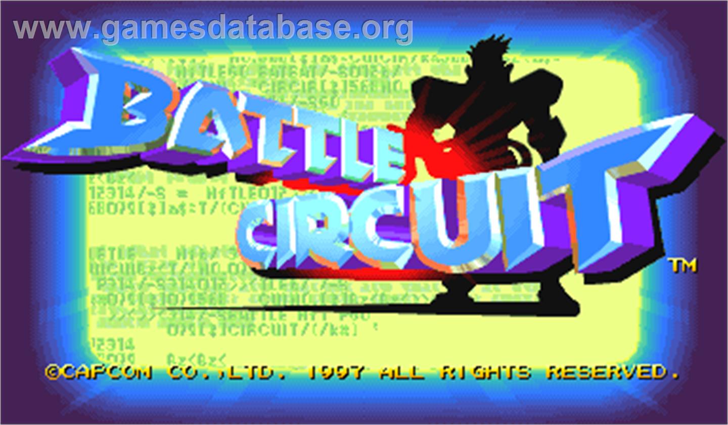 Battle Circuit - Arcade - Artwork - Title Screen