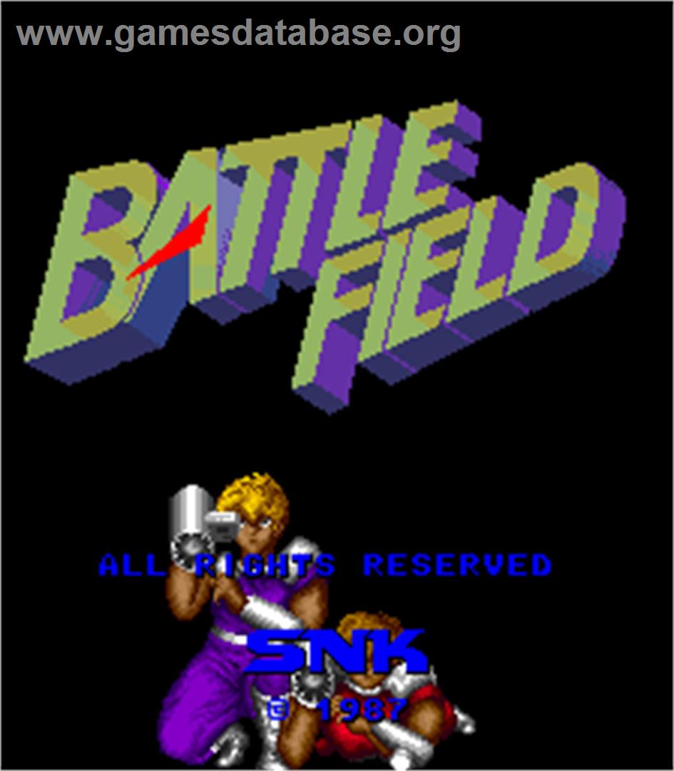 Battle Field - Arcade - Artwork - Title Screen
