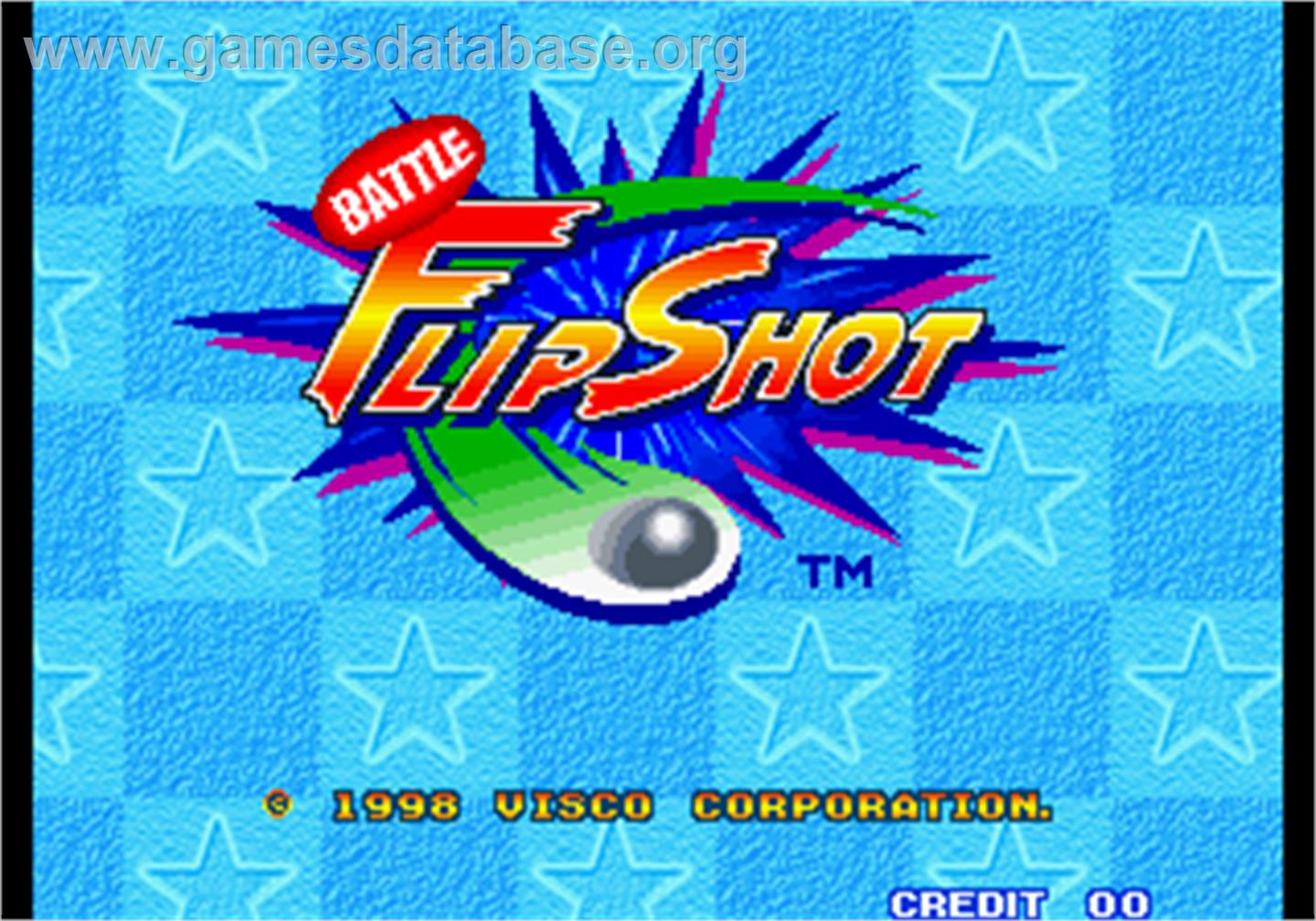 Battle Flip Shot - Arcade - Artwork - Title Screen