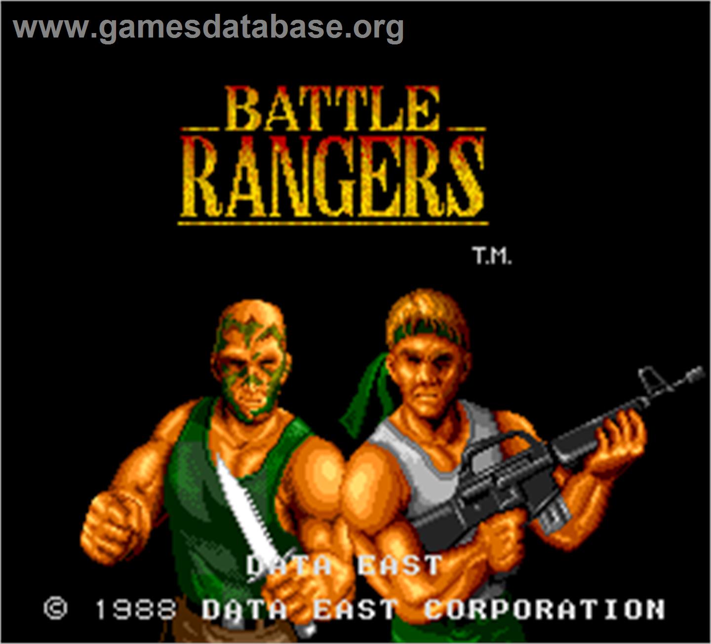 Battle Rangers - Arcade - Artwork - Title Screen