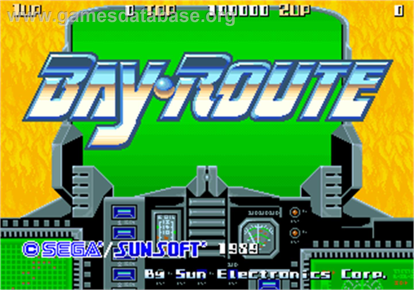 Bay Route - Arcade - Artwork - Title Screen