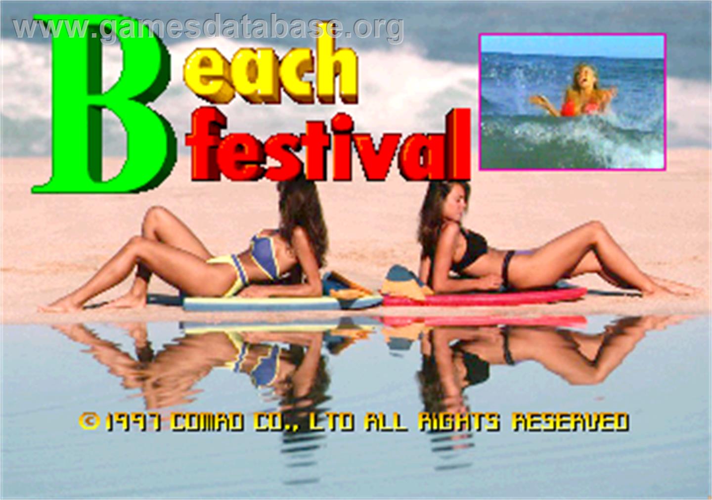 Beach Festival World Championship 1997 - Arcade - Artwork - Title Screen