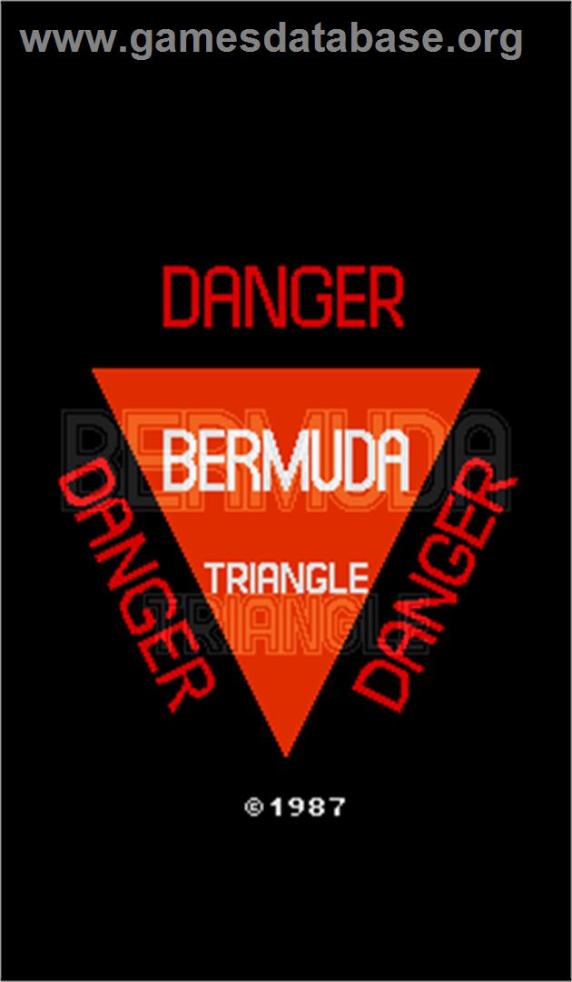 Bermuda Triangle - Arcade - Artwork - Title Screen