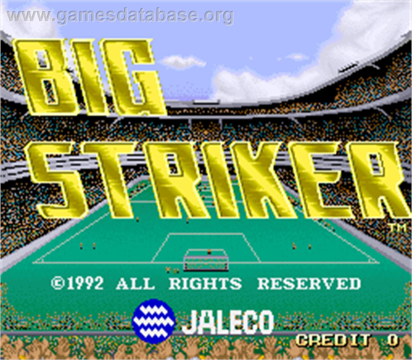 Big Striker - Arcade - Artwork - Title Screen