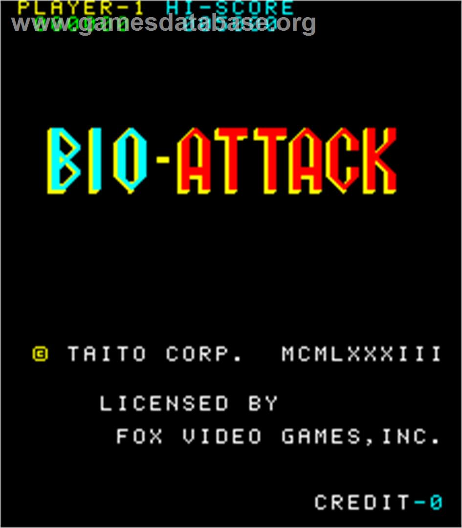 Bio Attack - Arcade - Artwork - Title Screen