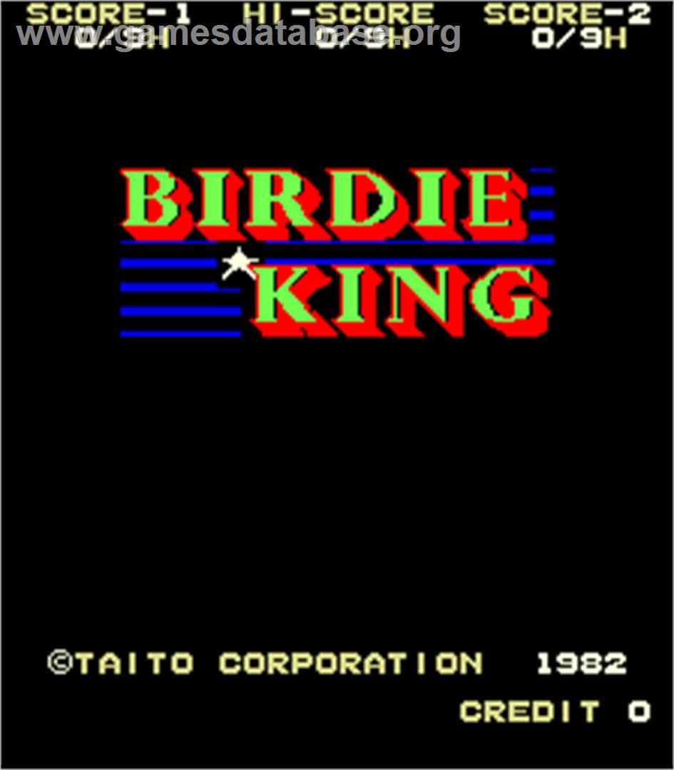 Birdie King - Arcade - Artwork - Title Screen