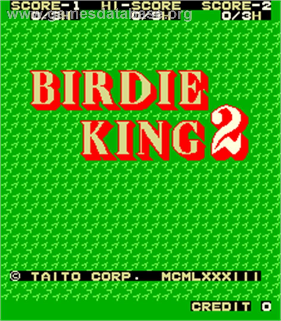Birdie King 2 - Arcade - Artwork - Title Screen