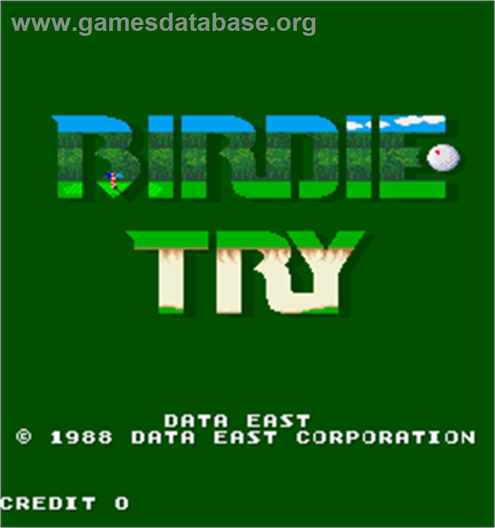 Birdie Try - Arcade - Artwork - Title Screen