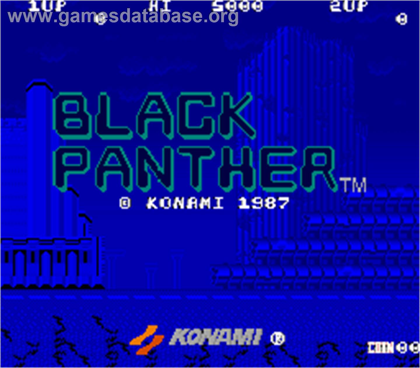 Black Panther - Arcade - Artwork - Title Screen