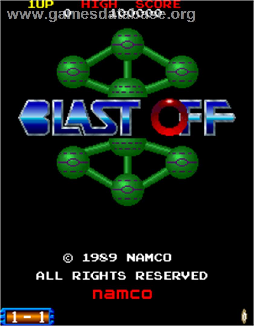 Blast Off - Arcade - Artwork - Title Screen