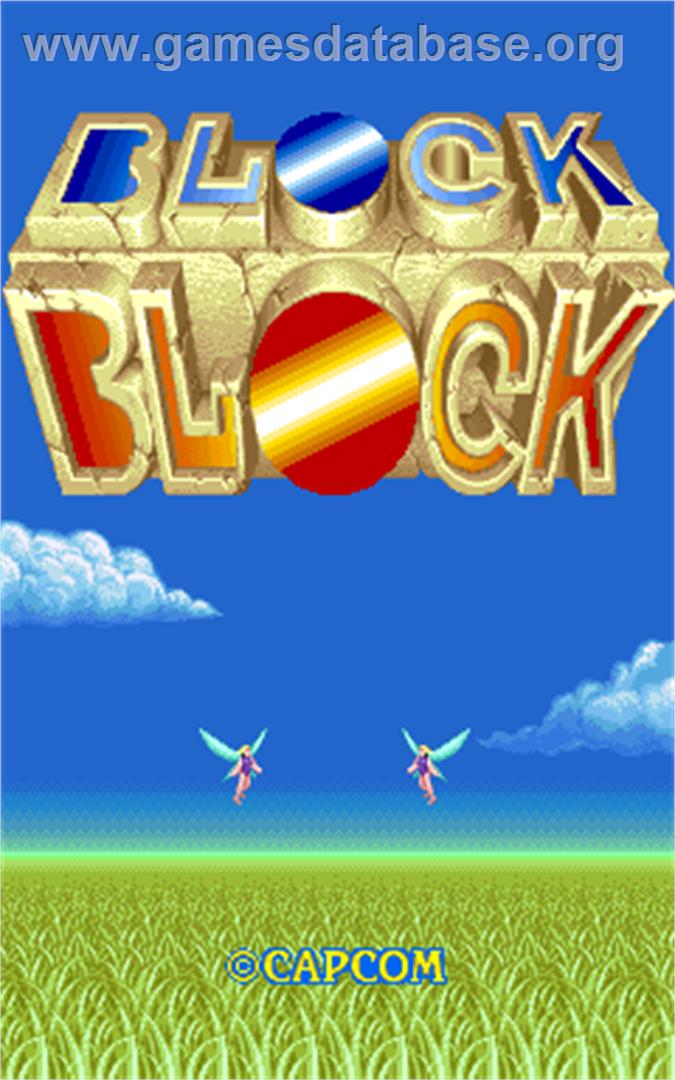 Block Block - Arcade - Artwork - Title Screen