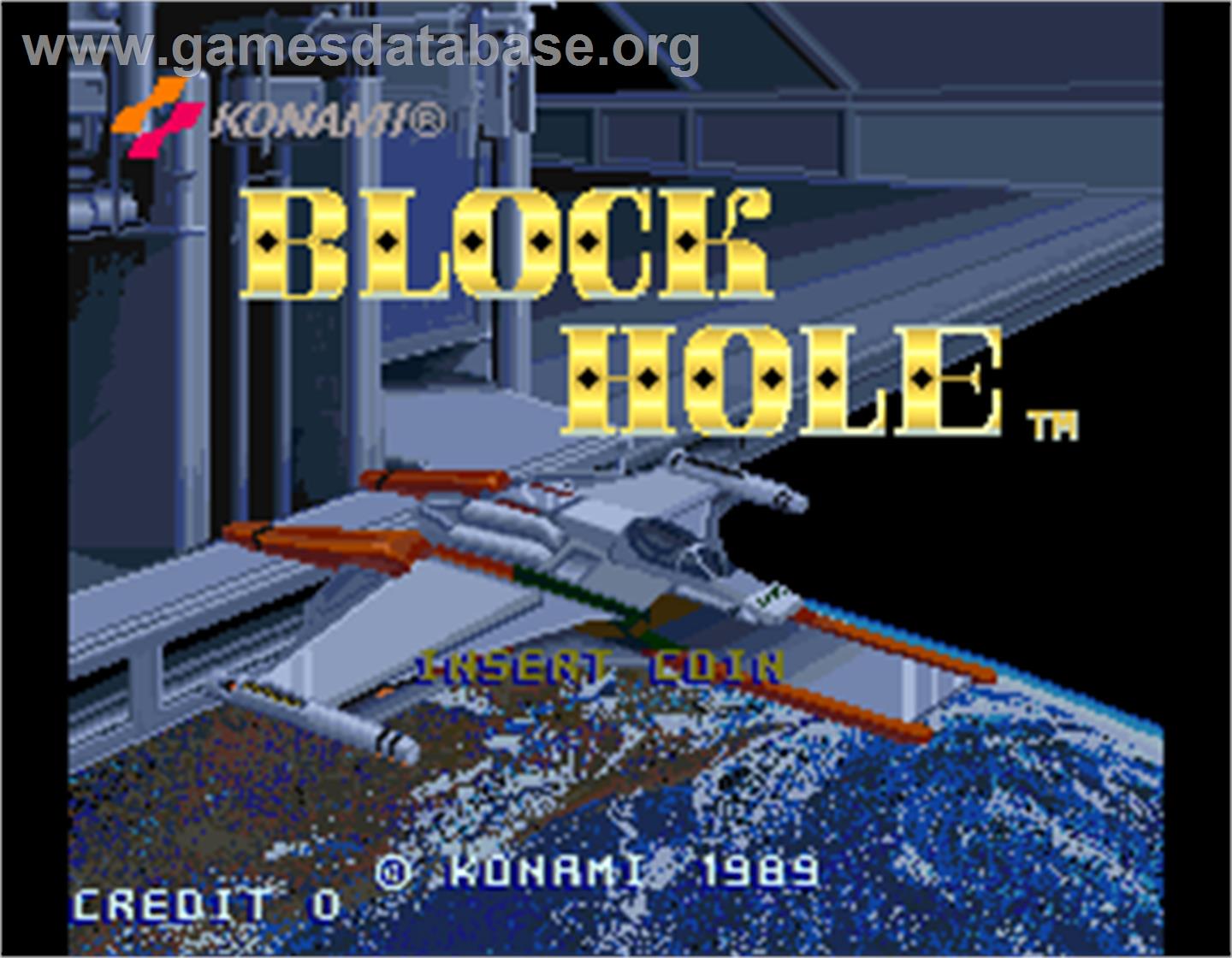 Block Hole - Arcade - Artwork - Title Screen