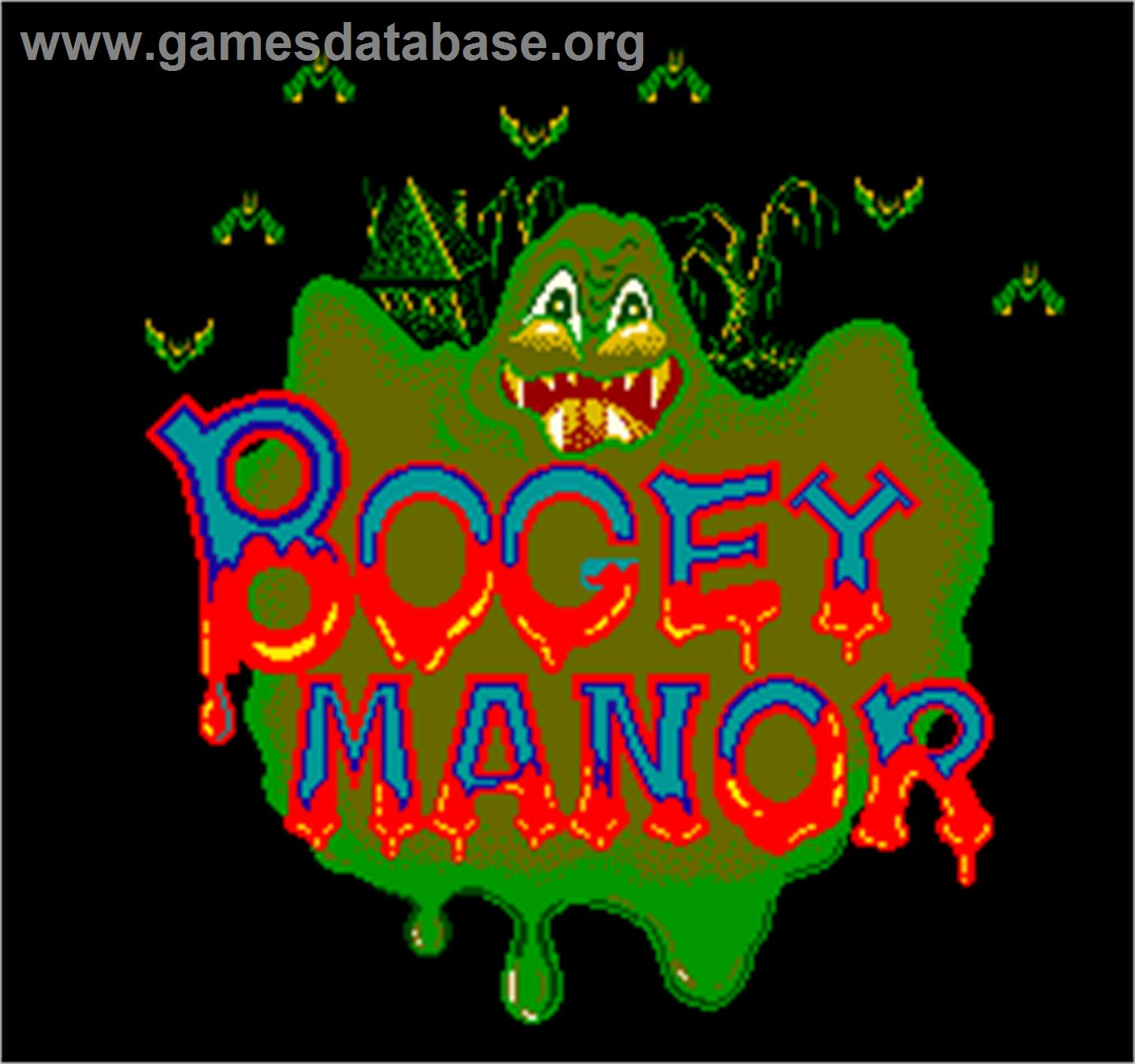 Bogey Manor - Arcade - Artwork - Title Screen