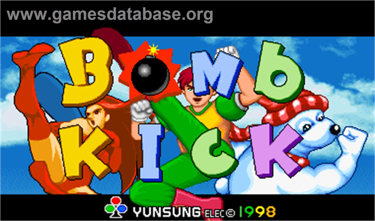 Bomb Kick - Arcade - Artwork - Title Screen