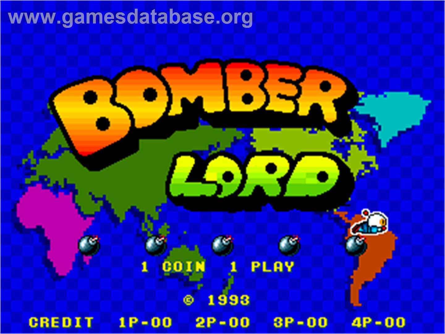 Bomber Lord - Arcade - Artwork - Title Screen