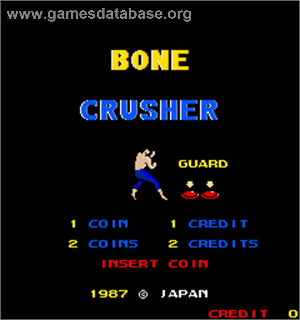 Bone Crusher - Arcade - Artwork - Title Screen
