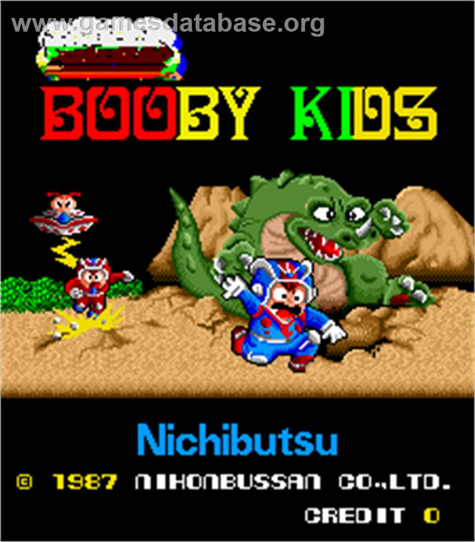 Booby Kids - Arcade - Artwork - Title Screen