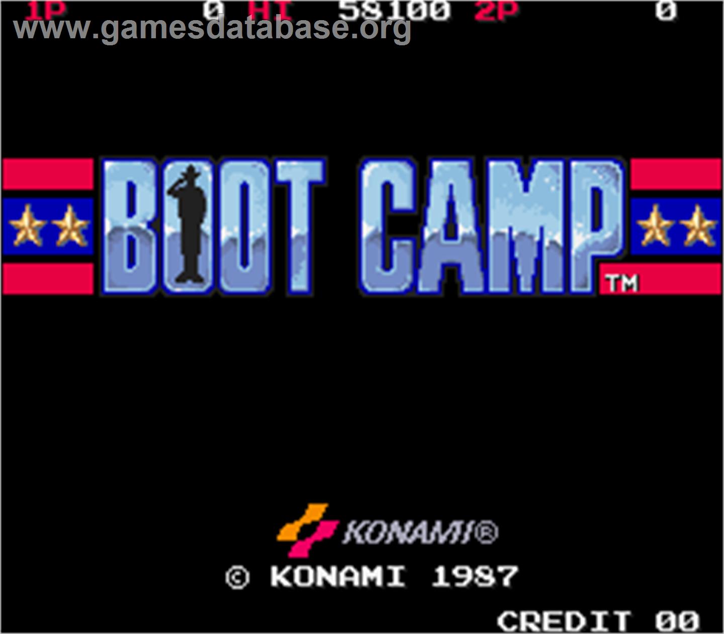 Boot Camp - Arcade - Artwork - Title Screen