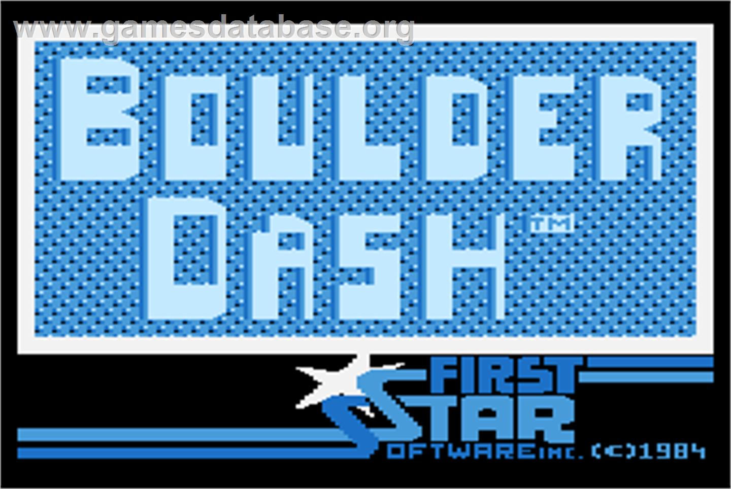 Boulder Dash - Arcade - Artwork - Title Screen