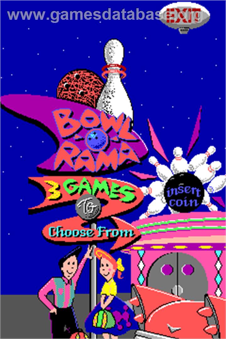 Bowl-O-Rama - Arcade - Artwork - Title Screen