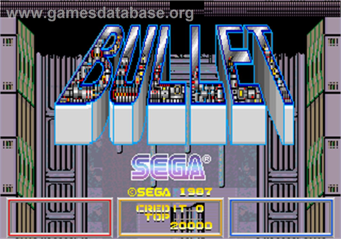 Bullet - Arcade - Artwork - Title Screen