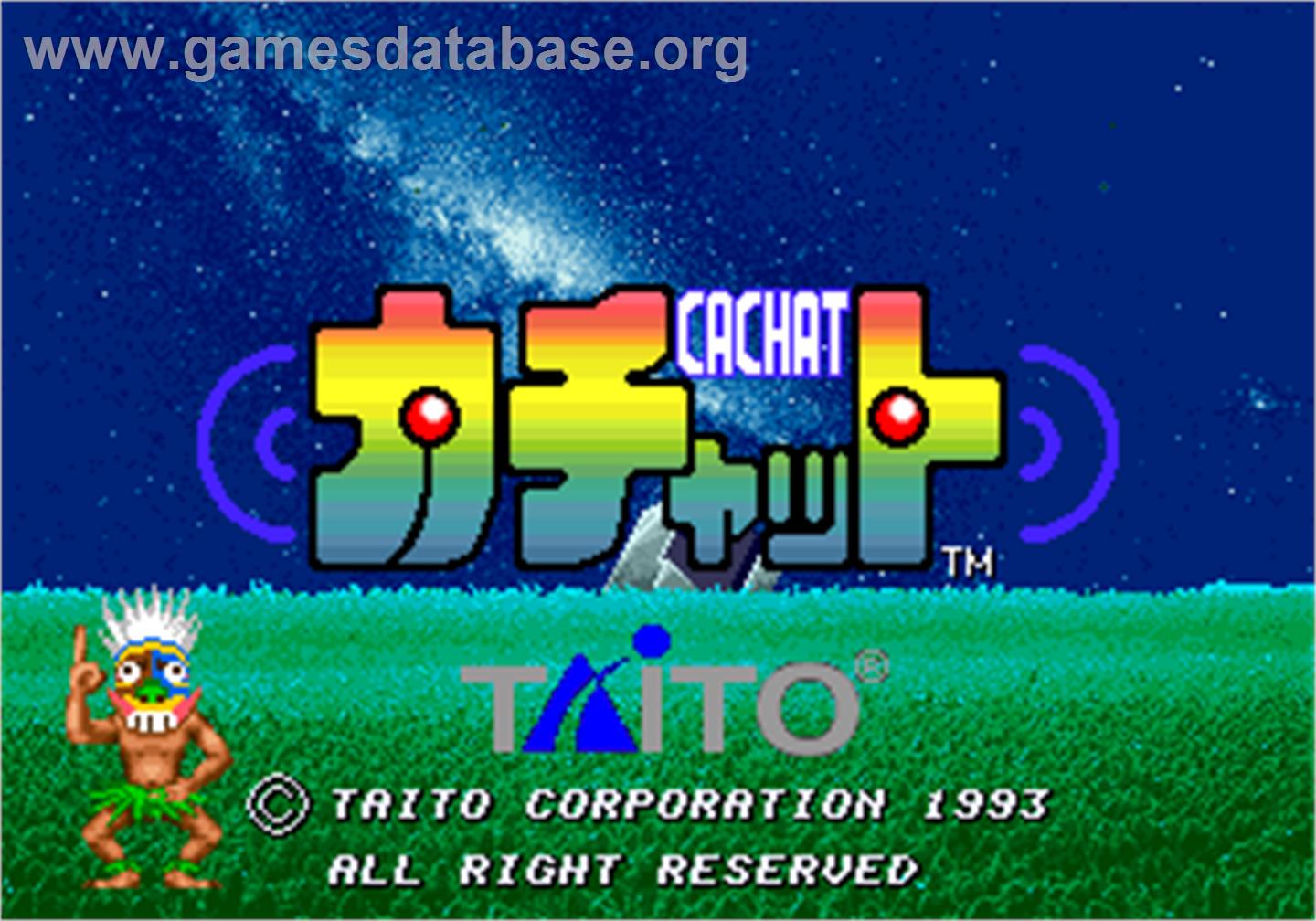 Cachat - Arcade - Artwork - Title Screen