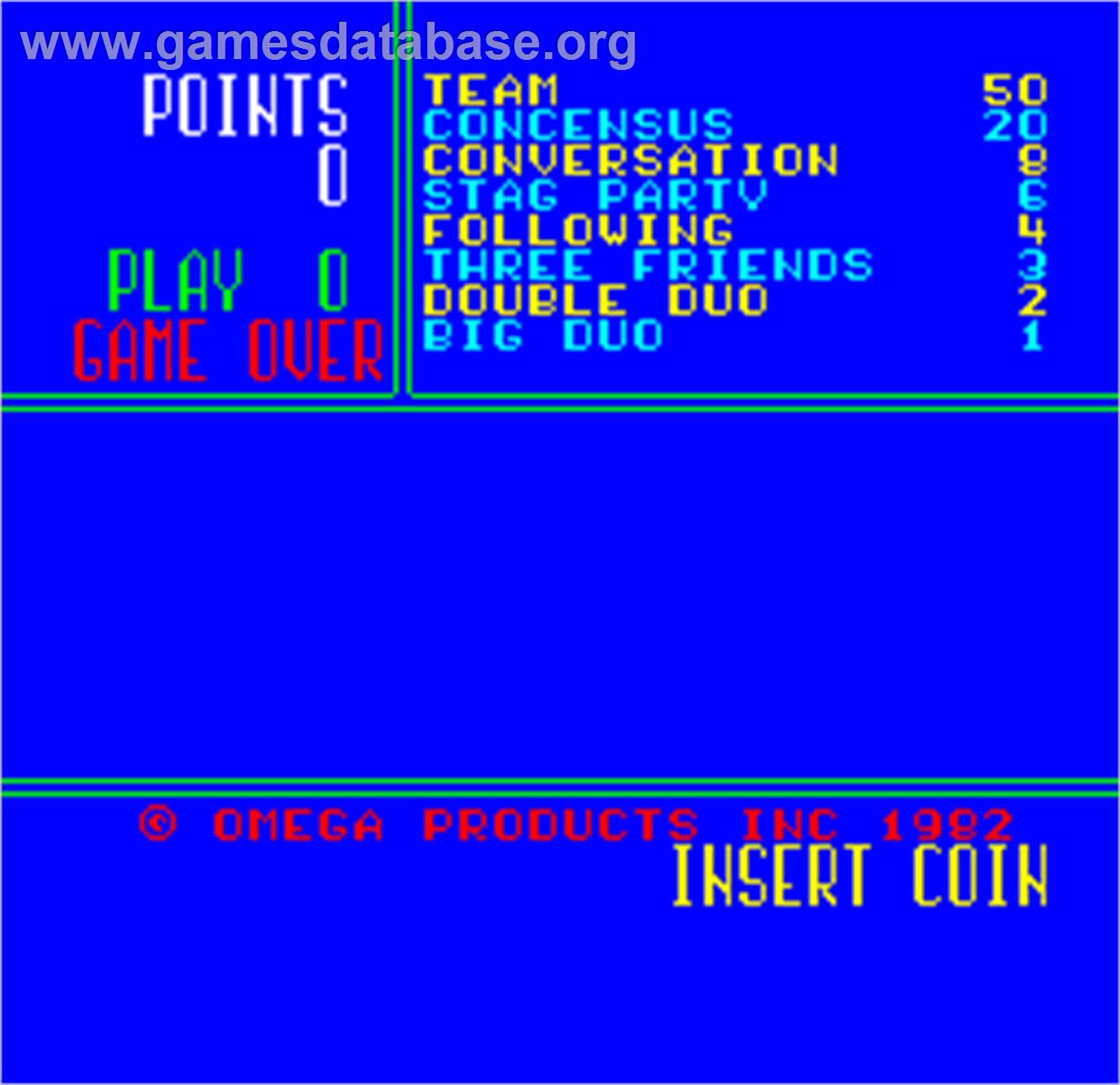 Cal Omega - Game 14.5 - Arcade - Artwork - Title Screen