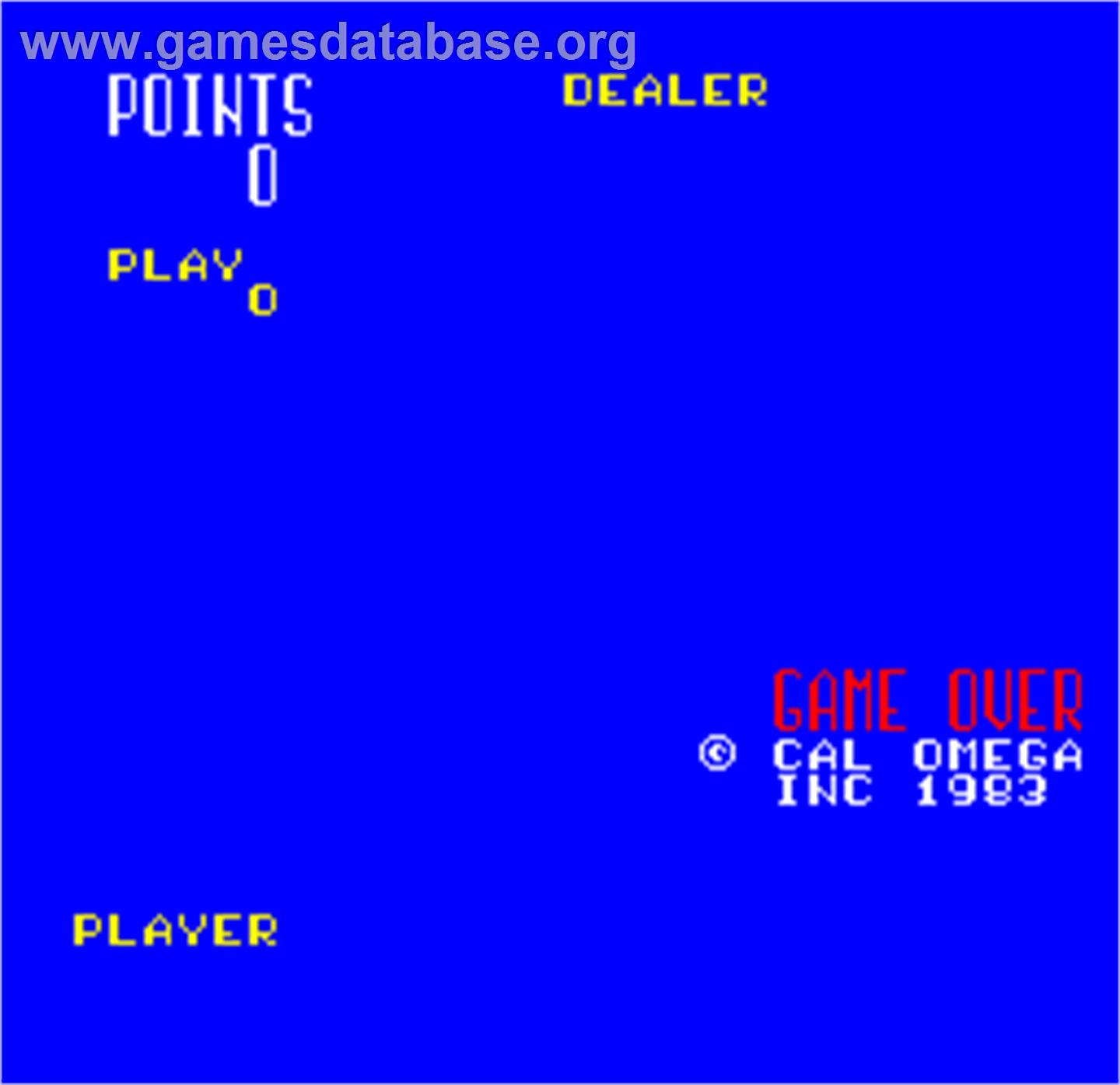 Cal Omega - Game 20.4 - Arcade - Artwork - Title Screen