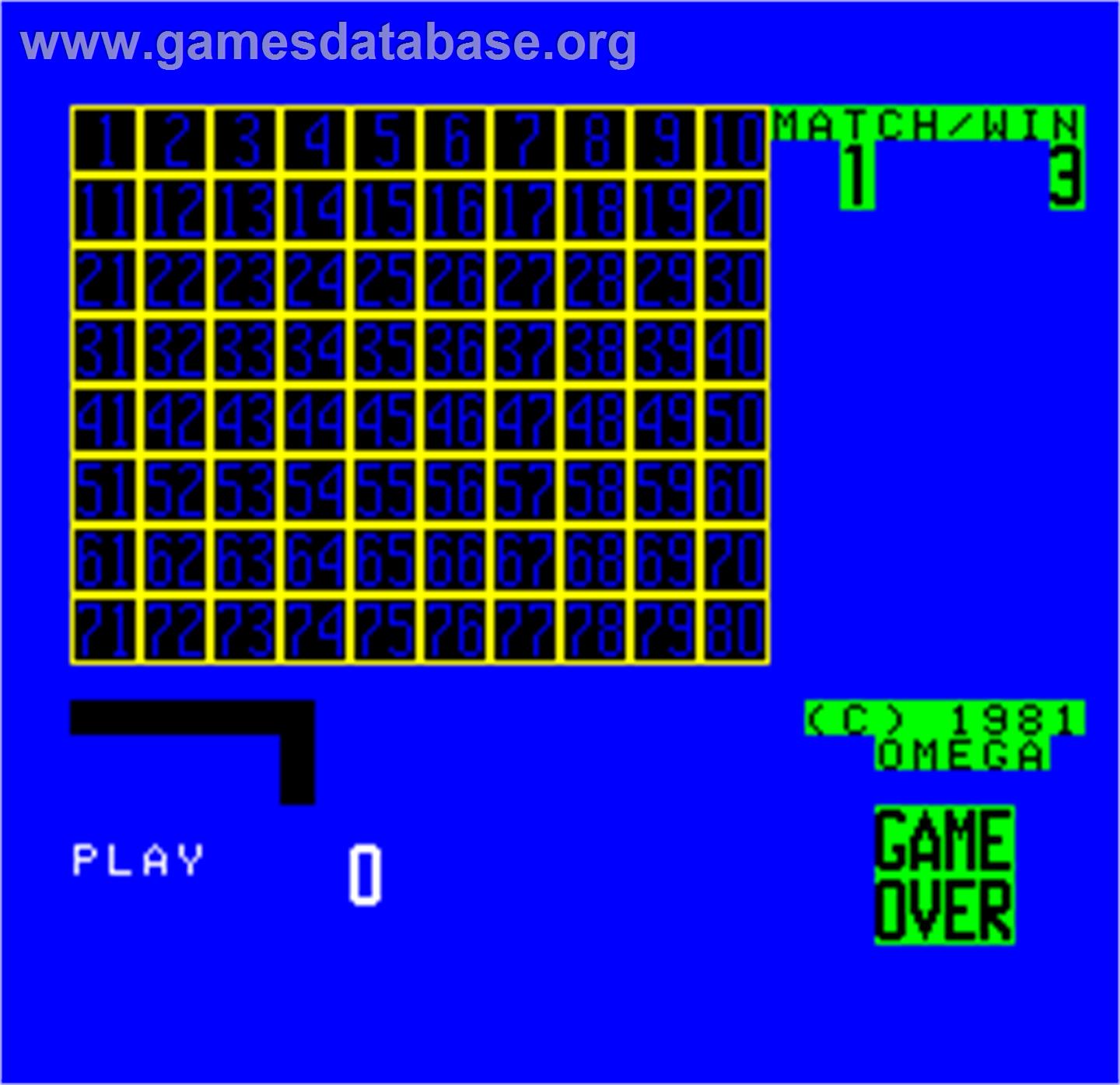 Cal Omega - Game 27.2 - Arcade - Artwork - Title Screen