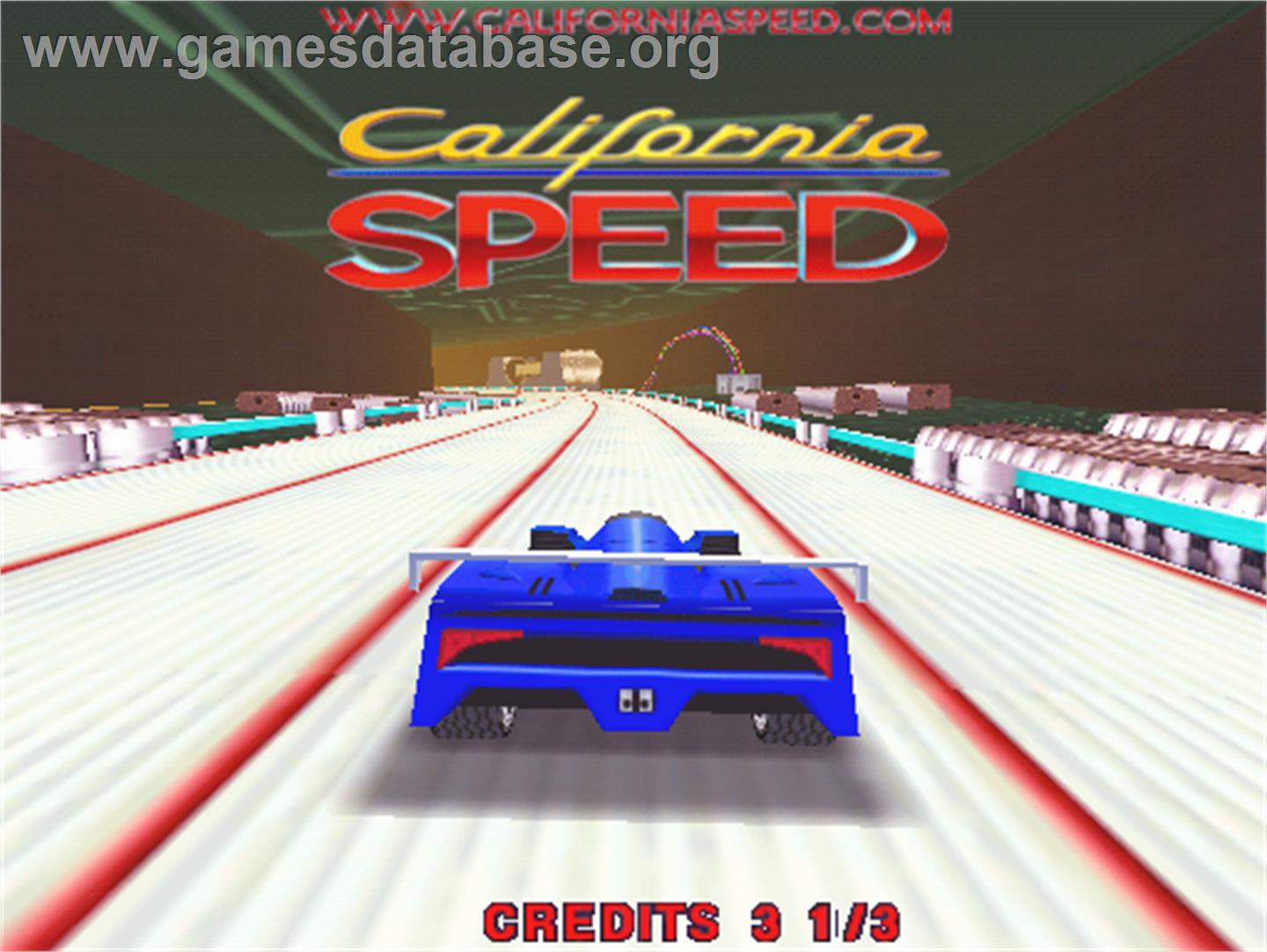 California Speed - Arcade - Artwork - Title Screen