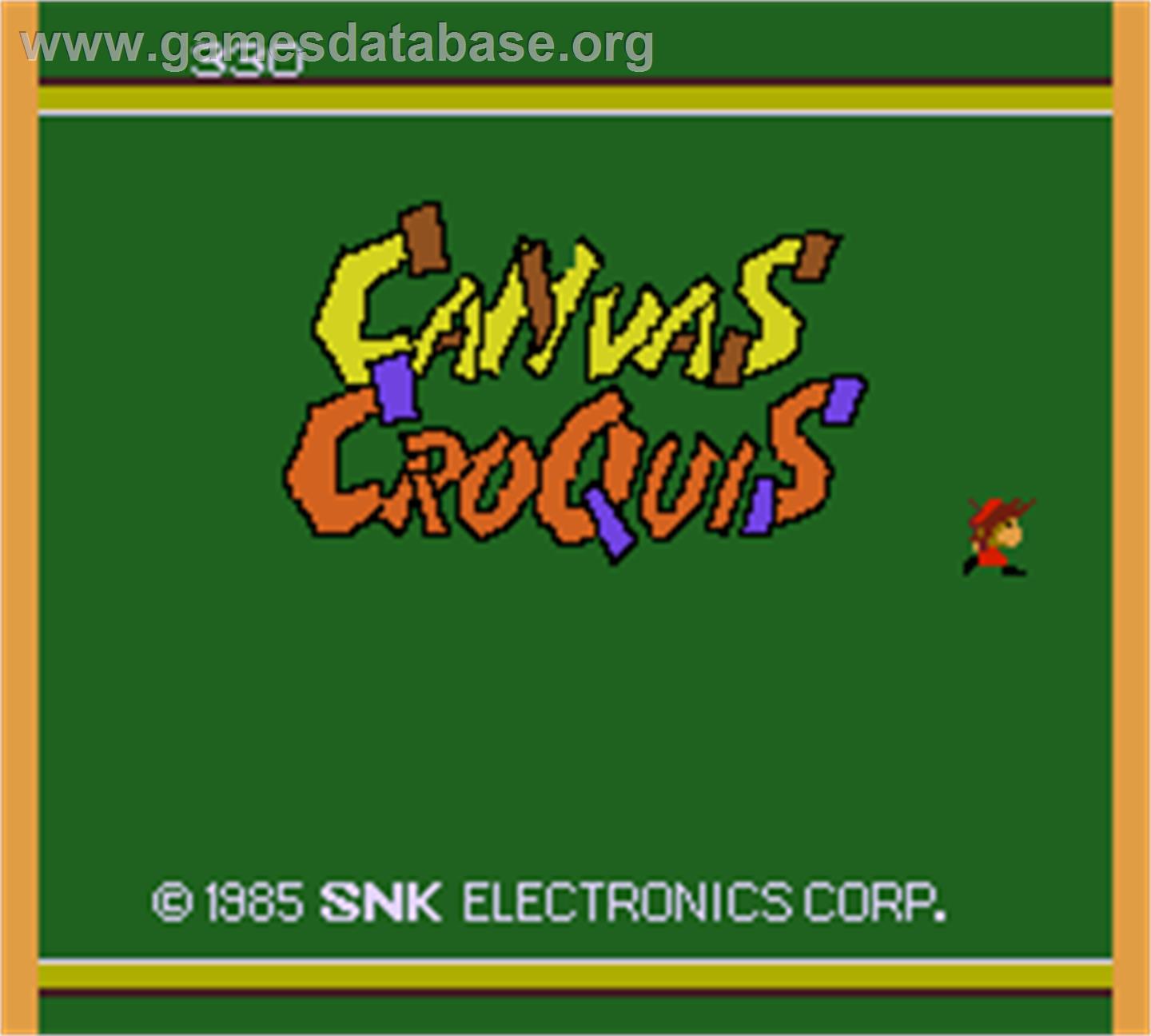 Canvas Croquis - Arcade - Artwork - Title Screen
