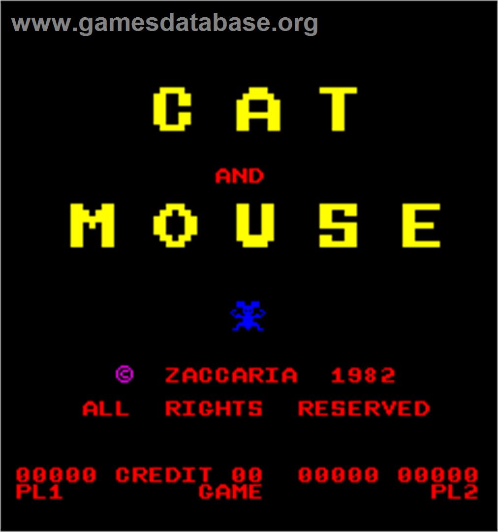 Cat and Mouse - Arcade - Artwork - Title Screen