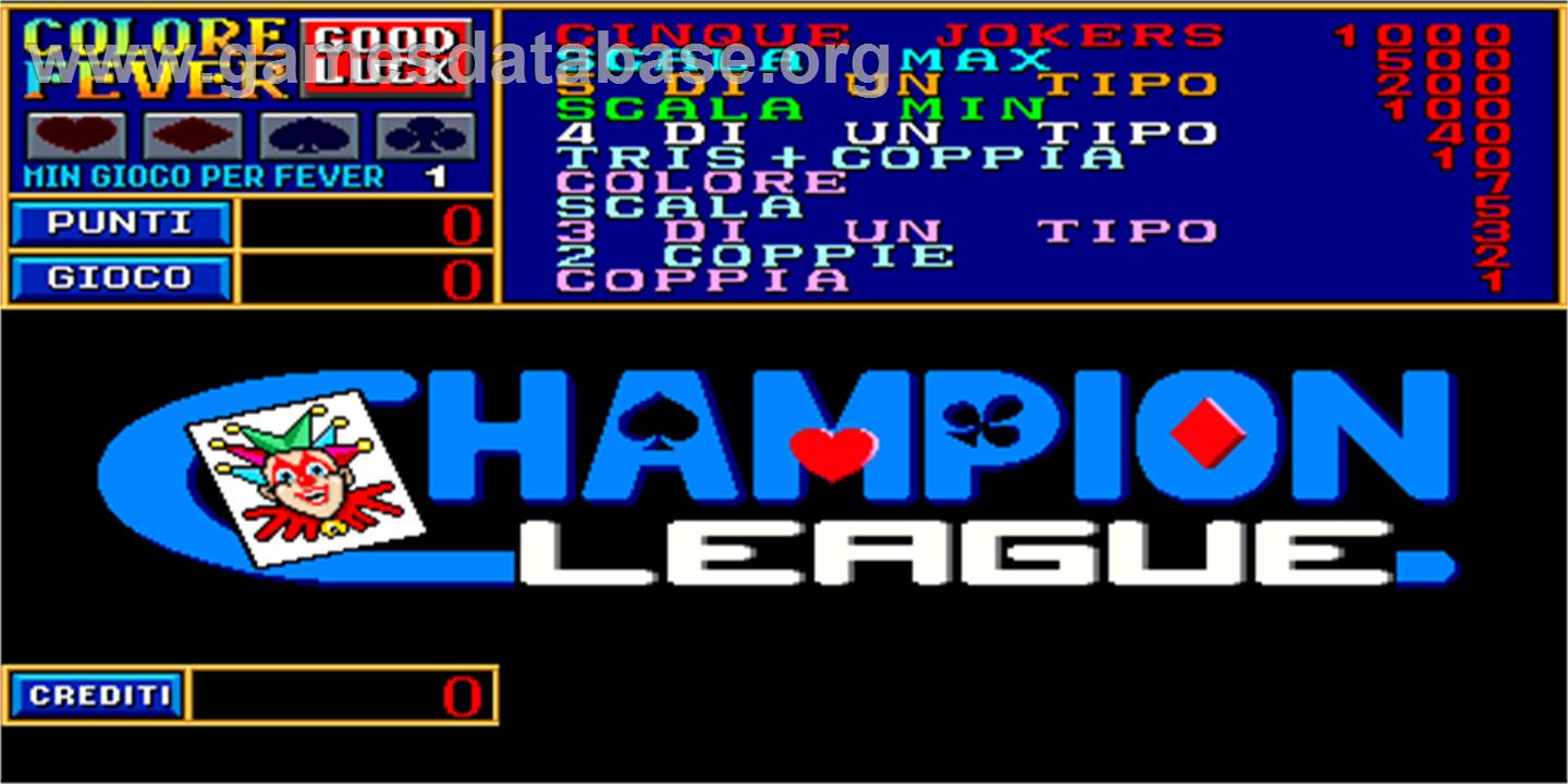 Champion League - Arcade - Artwork - Title Screen