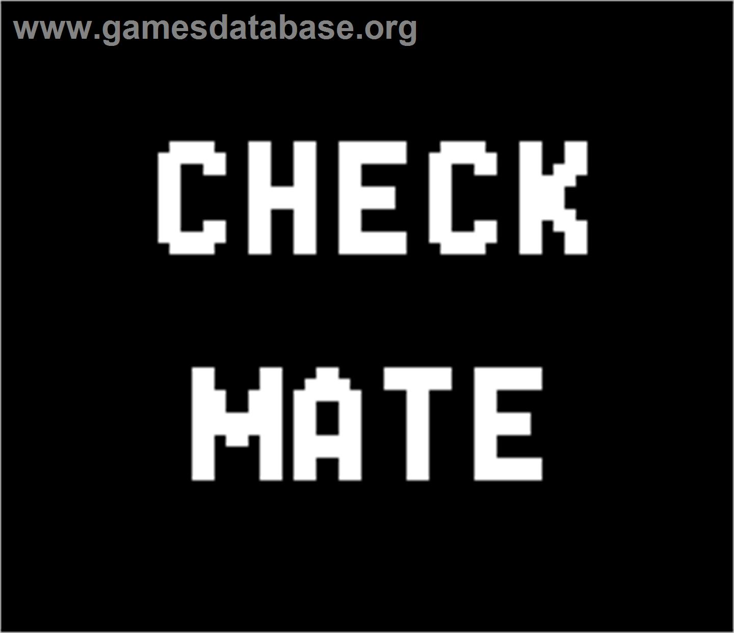 Checkmate - Arcade - Artwork - Title Screen