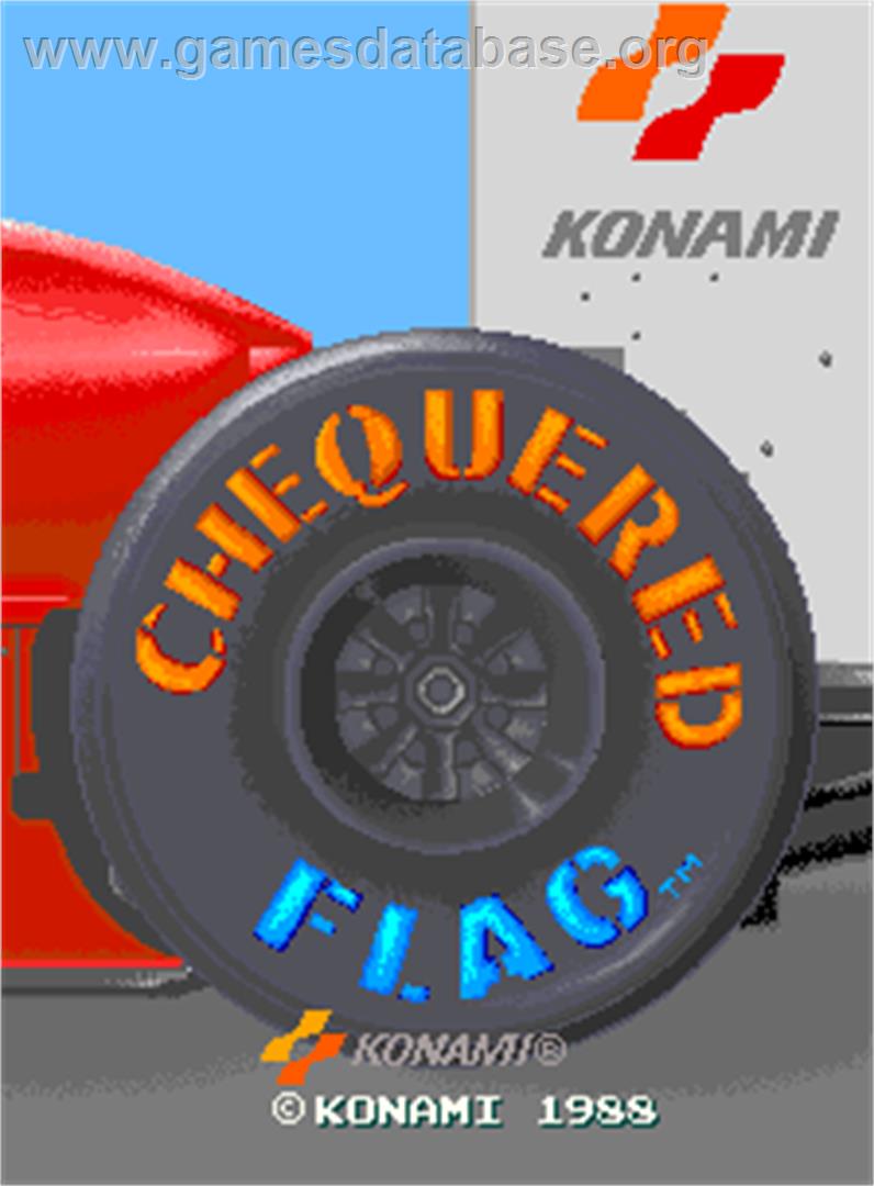 Chequered Flag - Arcade - Artwork - Title Screen