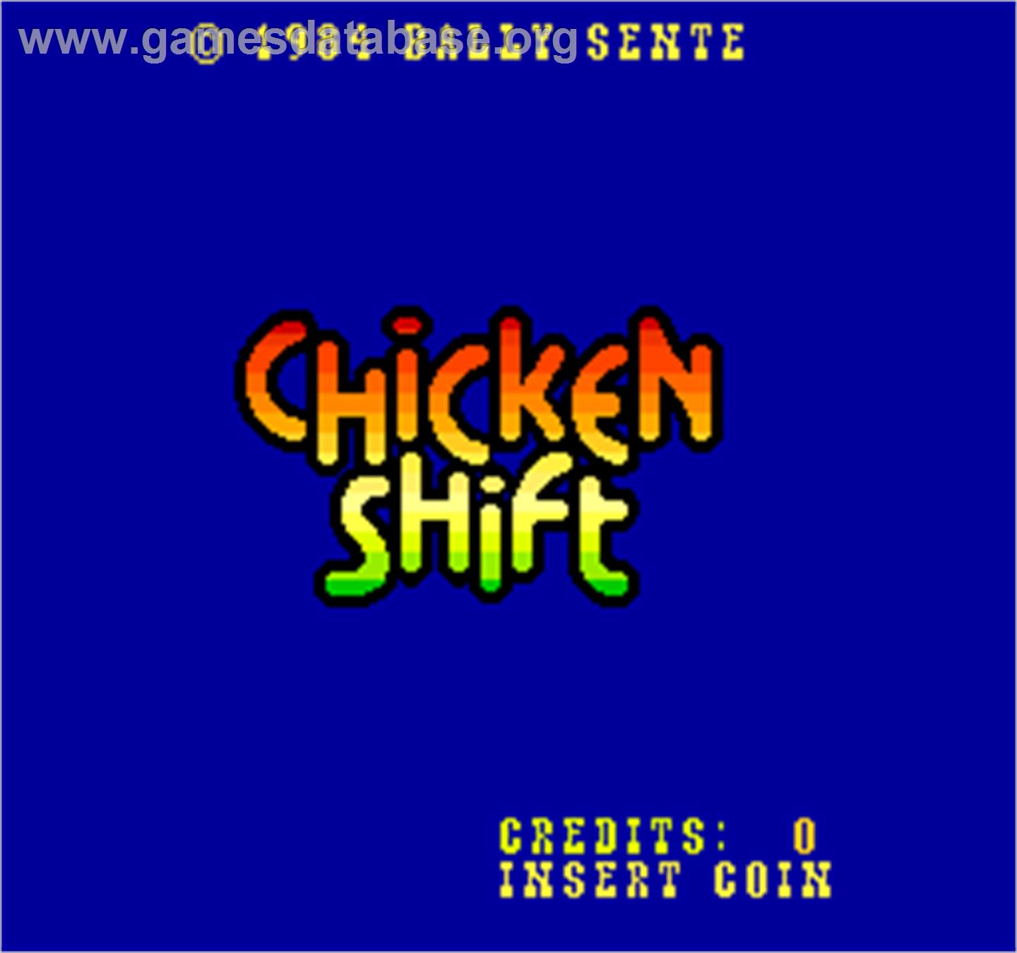 Chicken Shift - Arcade - Artwork - Title Screen