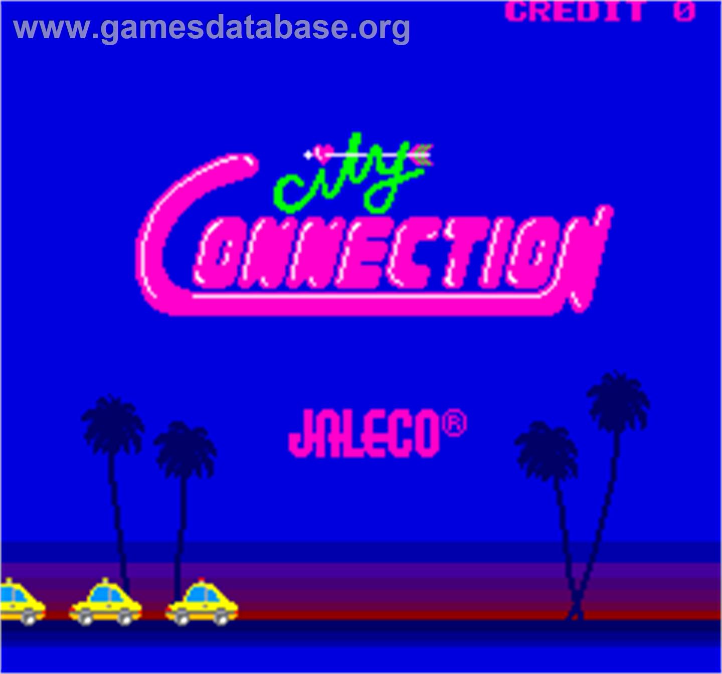 City Connection - Arcade - Artwork - Title Screen