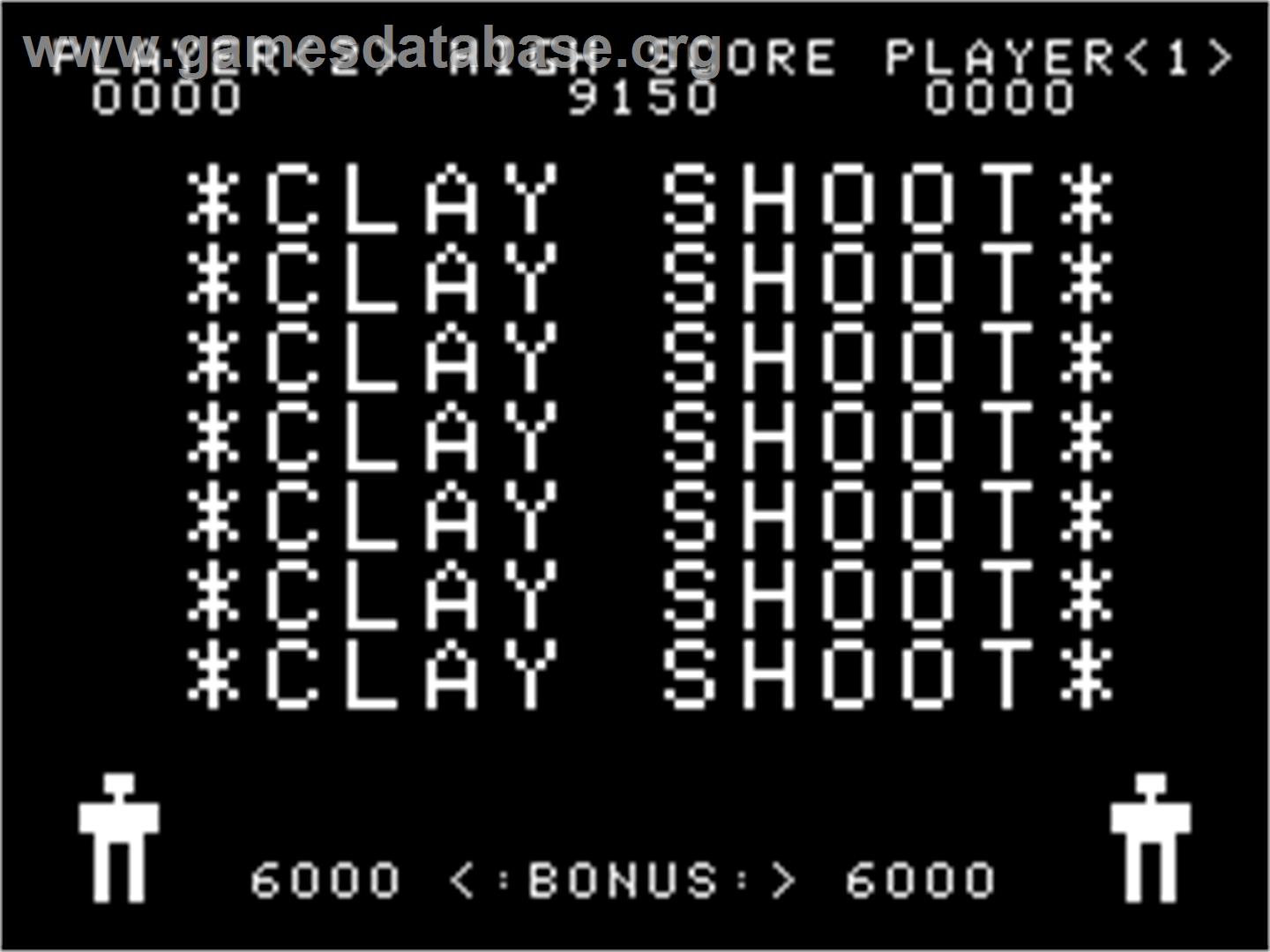 Clay Shoot - Arcade - Artwork - Title Screen