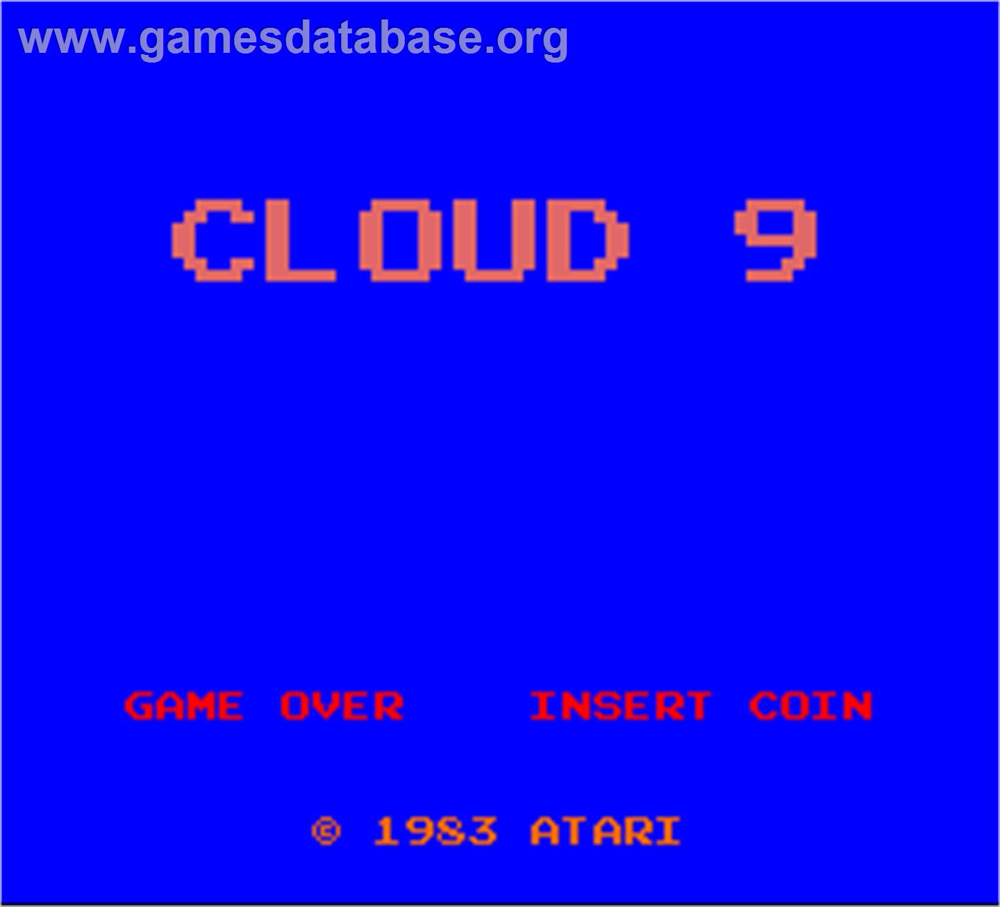 Cloud 9 - Arcade - Artwork - Title Screen