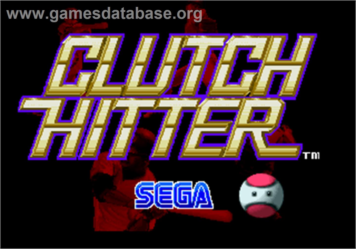 Clutch Hitter - Arcade - Artwork - Title Screen